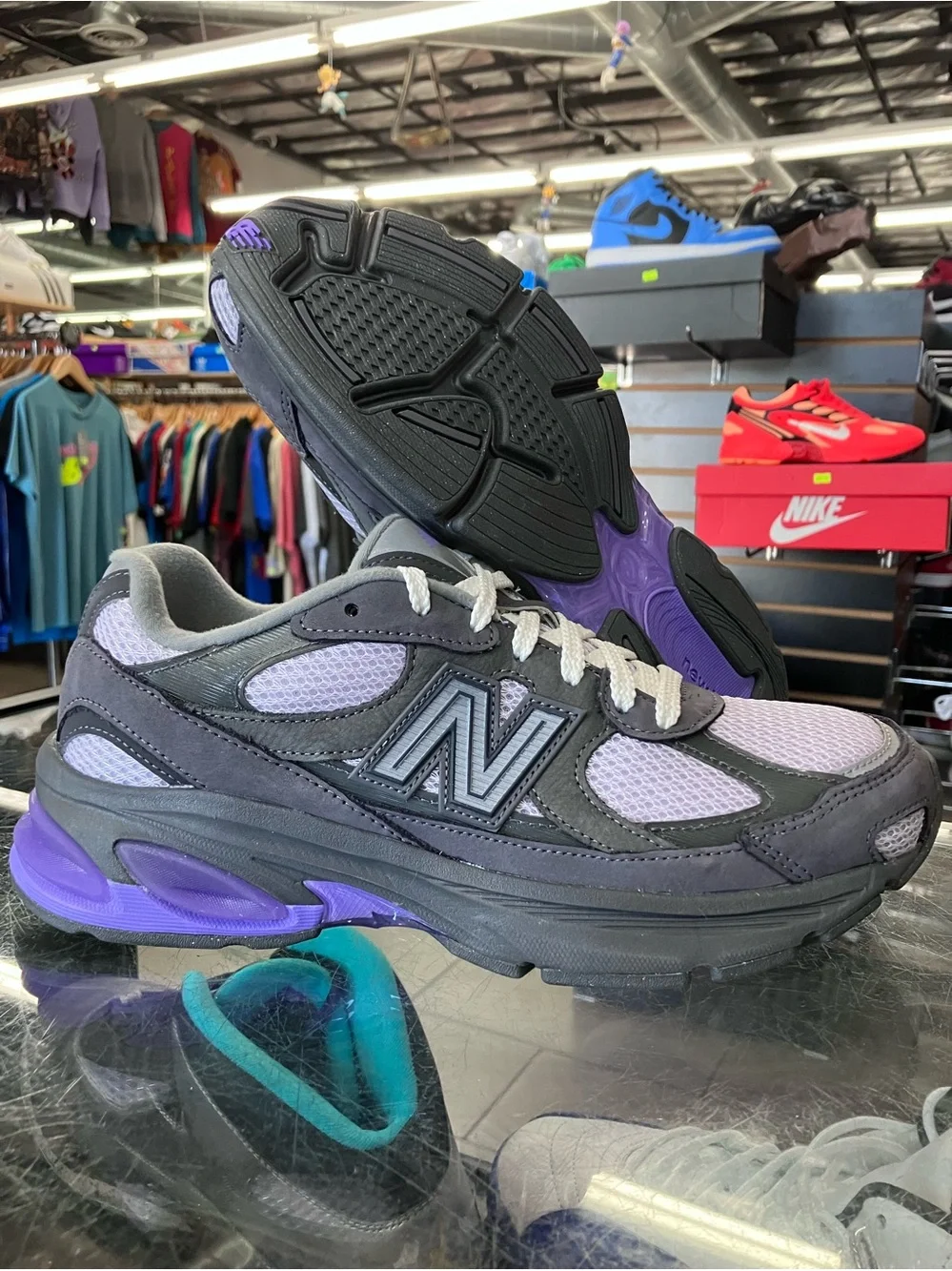 New Balance 2010 Neptune Grey Violet Crush Size 8.5